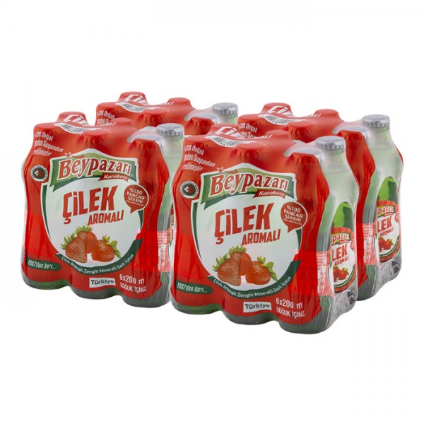 Beypazarı Çilekli Soda 24 x 200 ml.