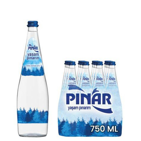 Pınar Cam Şişe Su 6 x 750 ml