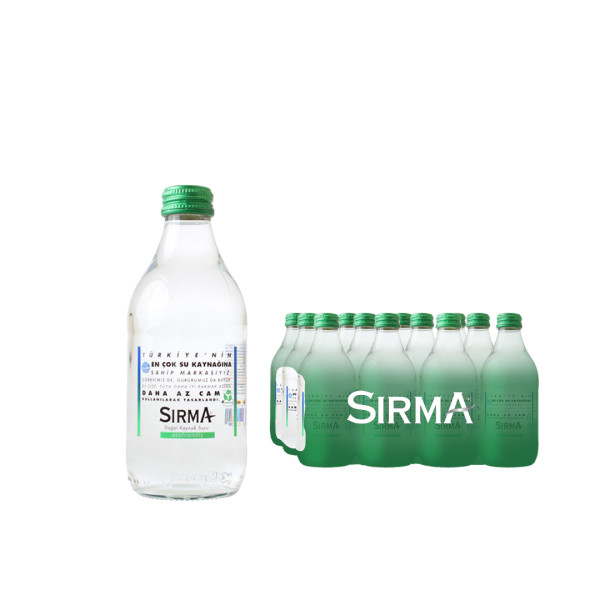 Sırma Cam Şişe Su 12 x 0,33
